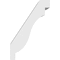 Ekena Millwork 3-in. W x 8-in. D x 12-in. H Copenhagen Architectural Grade PVC Knee Brace BRCP03X08X12CHG - alternate 2